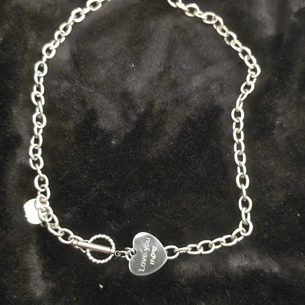 Love you more Heart Pendant Anklet